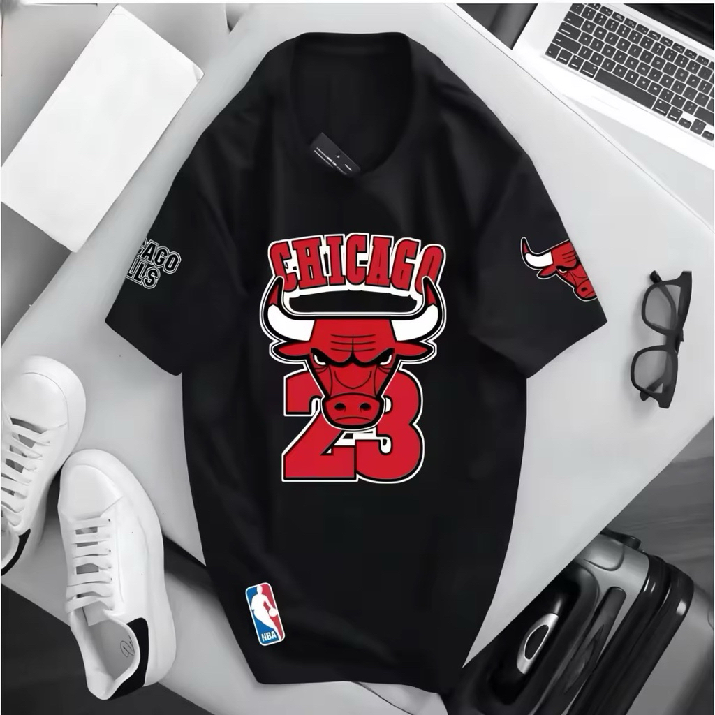 Kaos Chicago Bulls 23 Pria Wanita Unisex