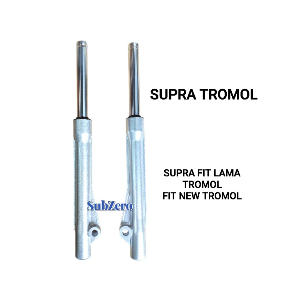SHOCK DEPAN KOMPLIT SUPRA TROMOL FIT NEW TROMOL FIT LAMA OLD TROMOL KUALITAS SUPER