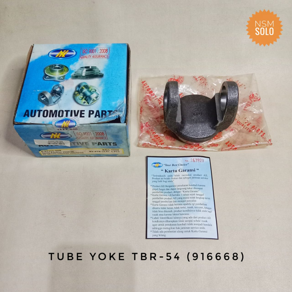 TUBE YOKE Mobil Isuzu Panther 2300cc 2500cc TBR-54 TBR54 TBR 54