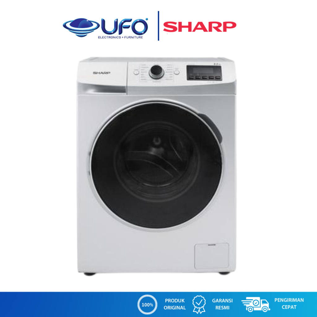 Sharp Mesin Cuci Front Loading 7 Kg ESFL1073W