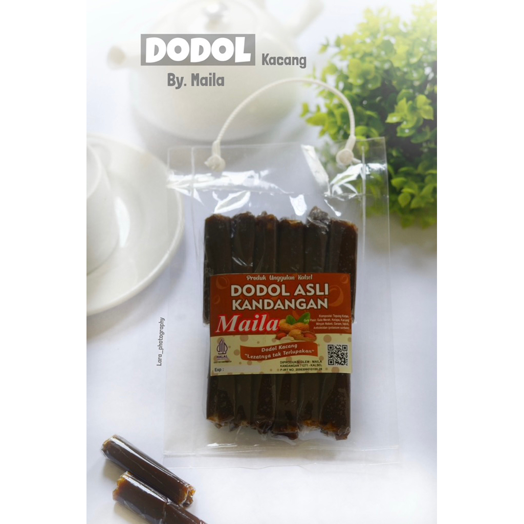Dodol Asli Kandangan | Dodol Maila Rasa kacang - Oleh-Oleh Khas Kalimantan Selatan | Dodol Kemasan c
