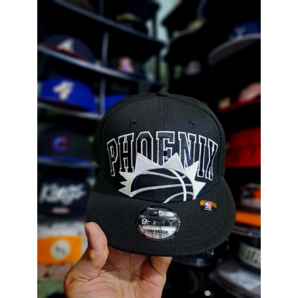 New Era Black Phoenix Suns Tip Off 9FIFTY Snapback Hat