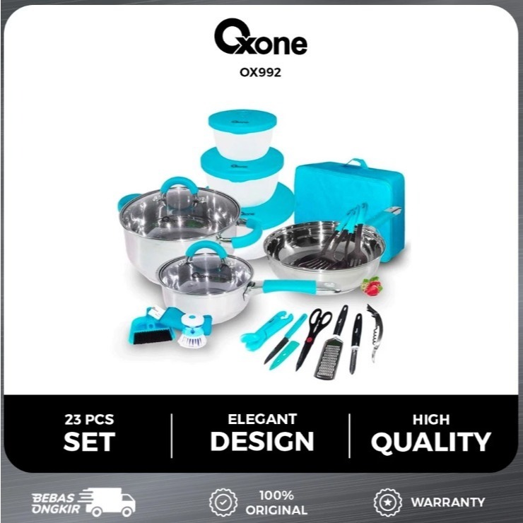 Travel Cookware Panci Set Oxone OX-992 / Cookware Set