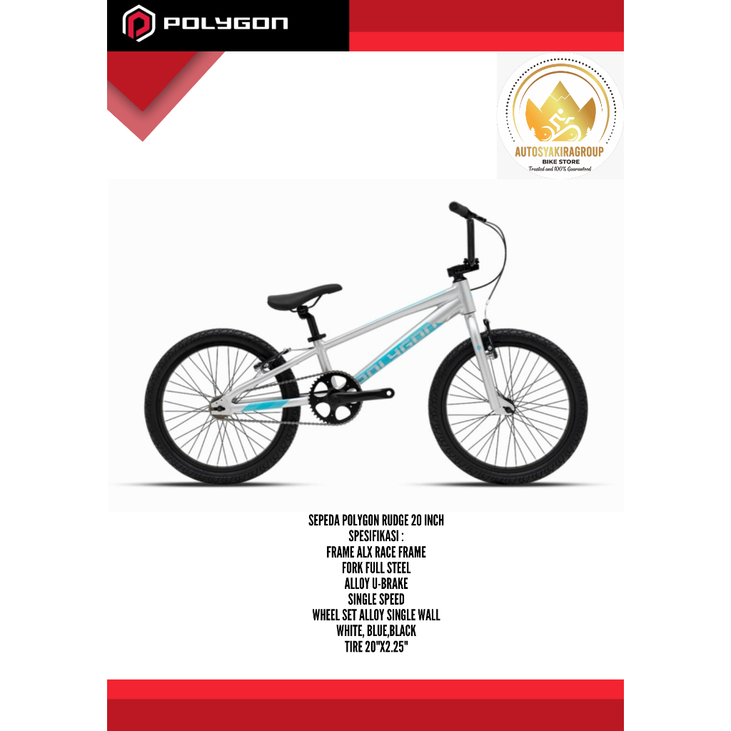 Sepeda Polygon Rogue BMX 20 inch New Ready Siap Kirim