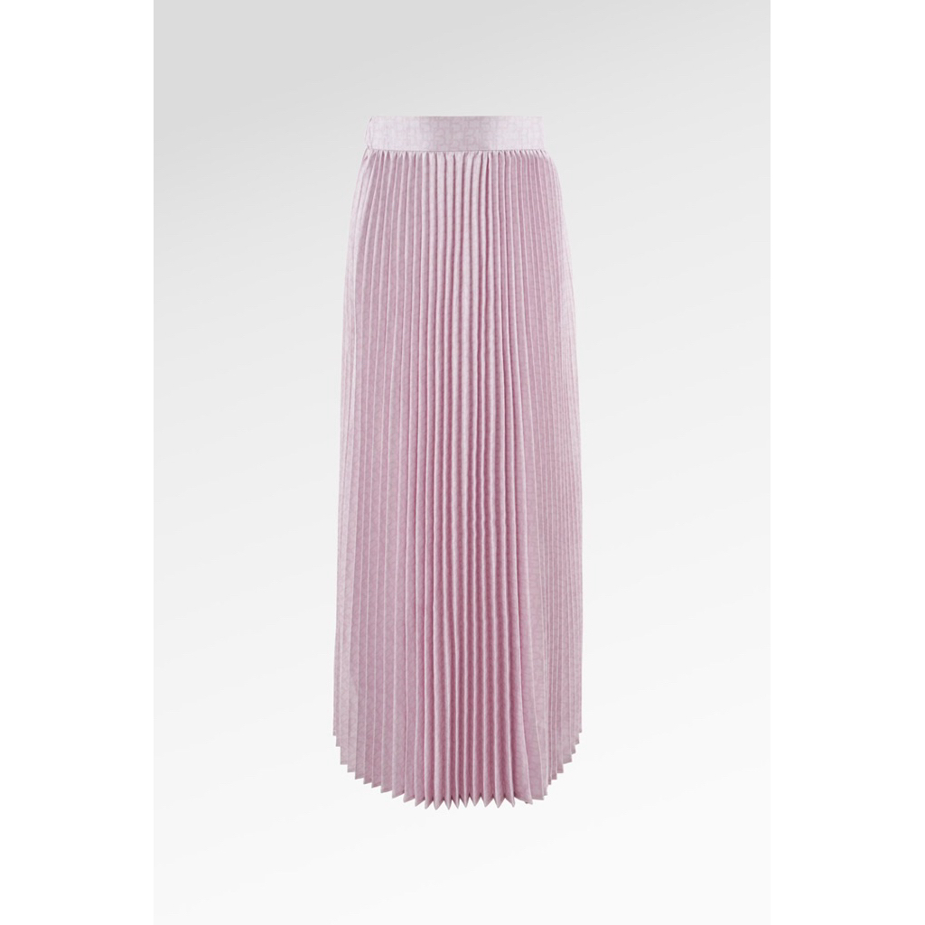 VIOLA SERIES DRESS MONOGRAM PLEATED SKIRT BENANG JARUM