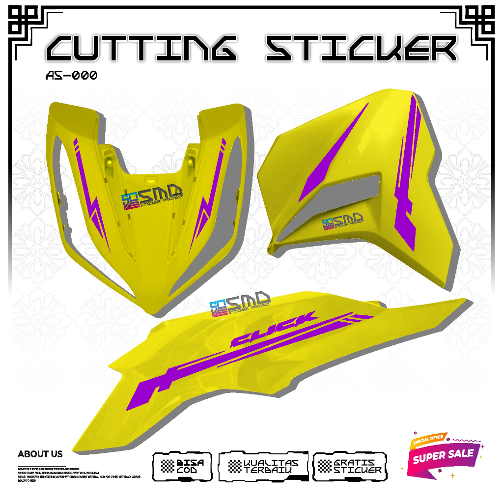 CUTTING STICKER STRIPING HONDA VARIO LED 125 150 TERLARIS