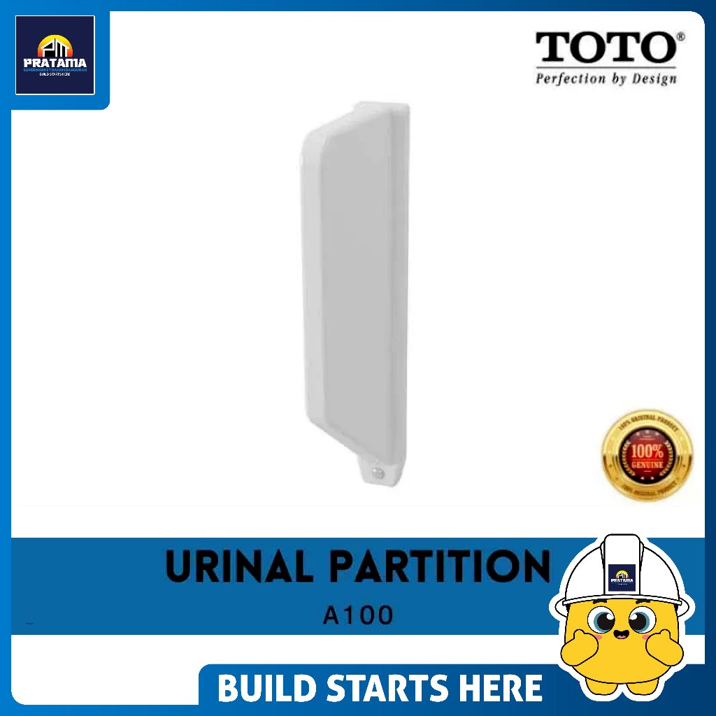 TOTO - PARTISI URINAL TOTO A100 - URINAL PARTITION PUTIH