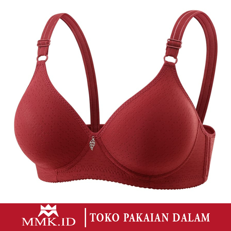 Bra Push Up Jumbo Tanpa Kawat Tali Elastis Bh Wanita Cup A Elastis Big Size 44