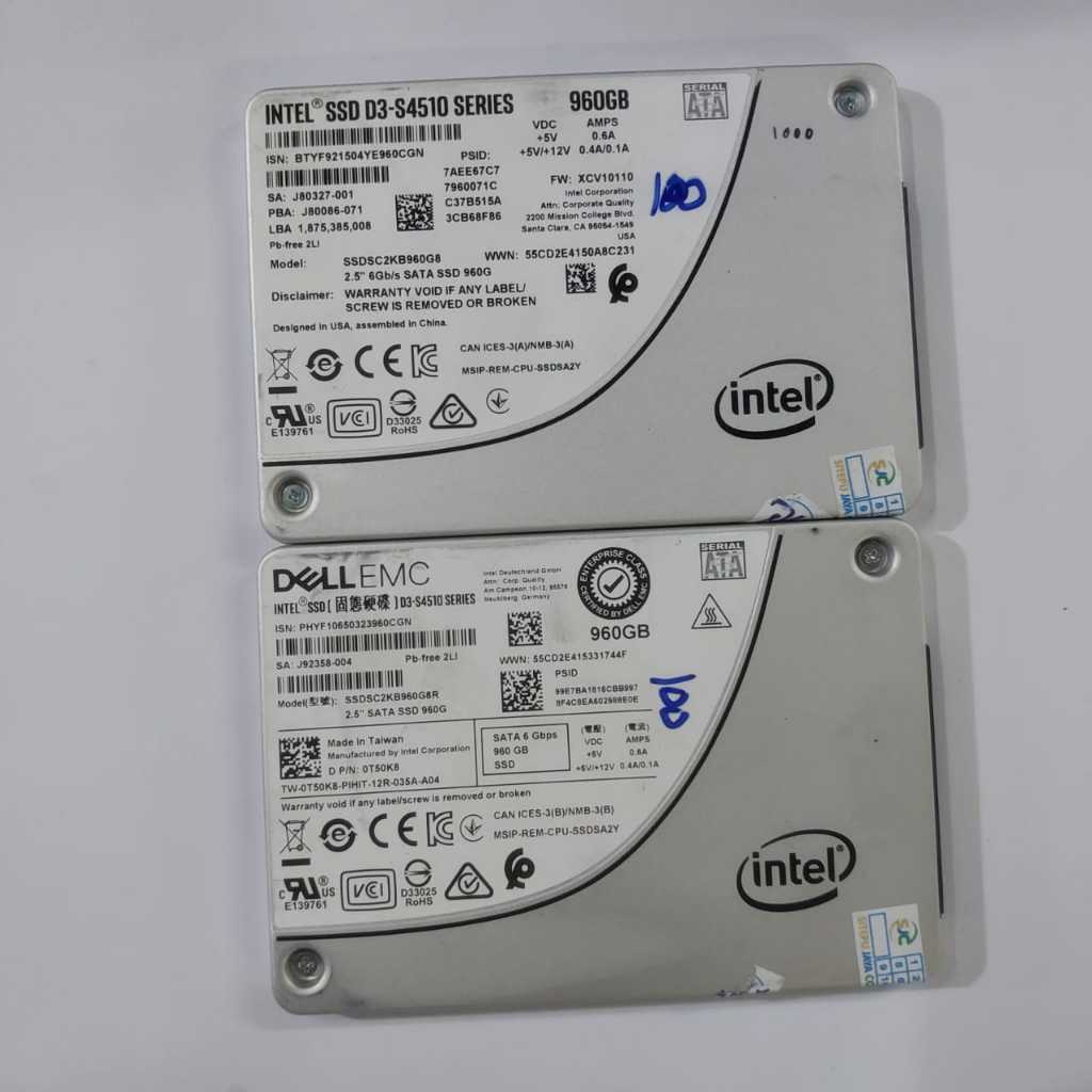 SSD 960Gb 2,5inch Sata 3 intel murah ssd INTEL 960gb sata III second original