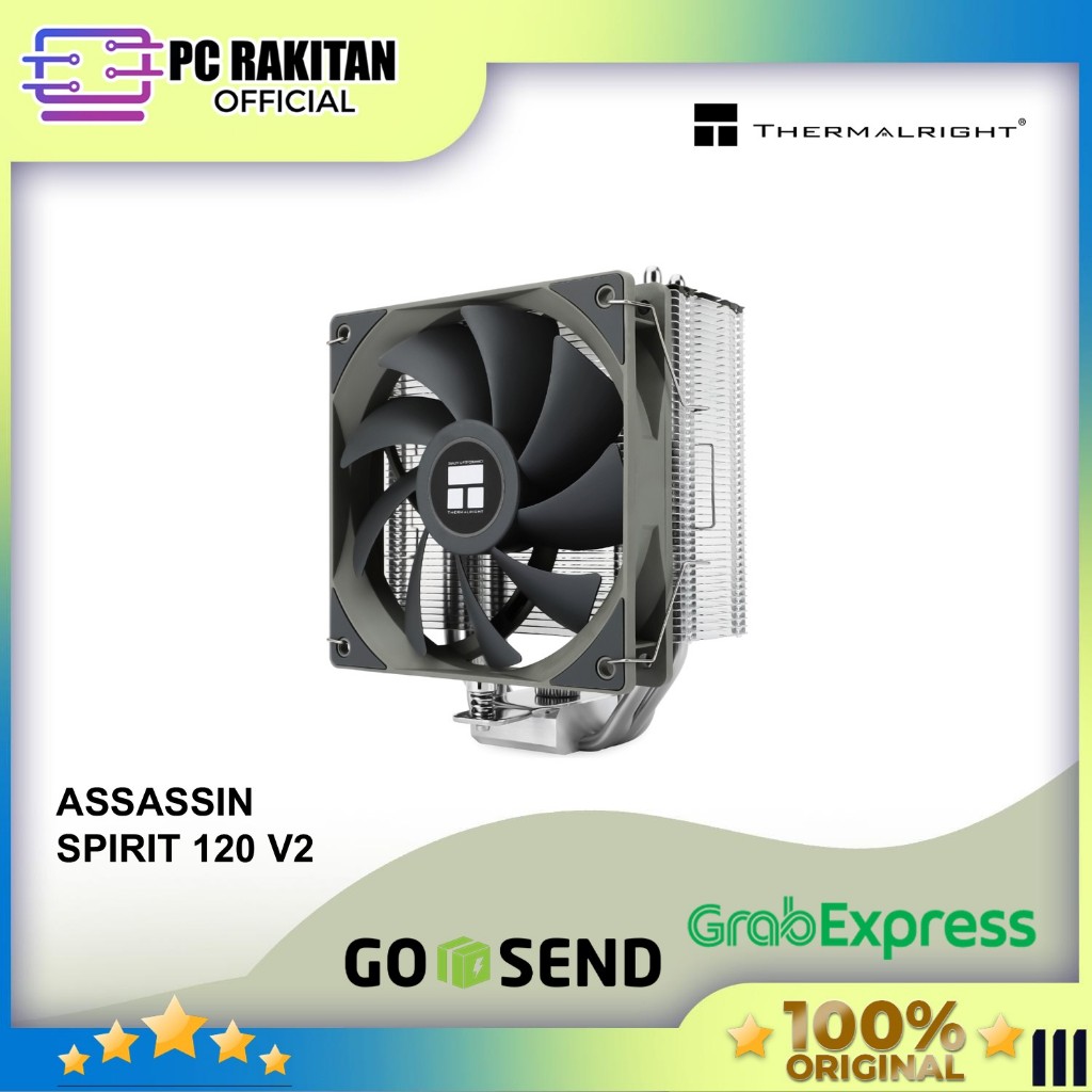 THERMALRIGHT CPU AIR COOLER ASSASSIN SPIRIT 120 V2 BLACK 1Y