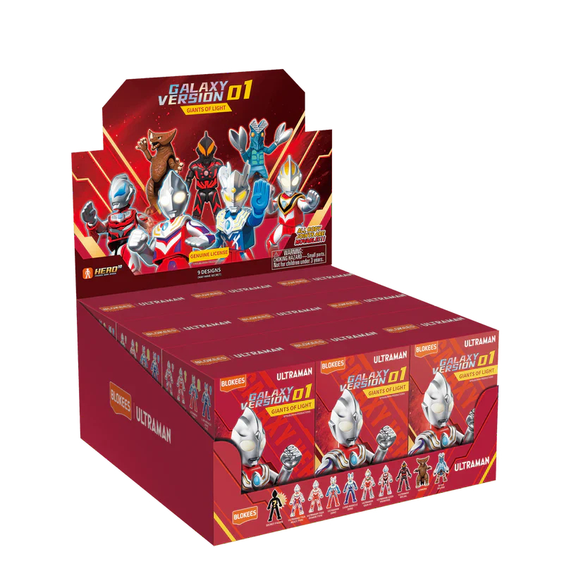 Blokees 71204 Ultraman Galaxy Version GV-01 Giants of Life (Whole Set 9pcs) Figures