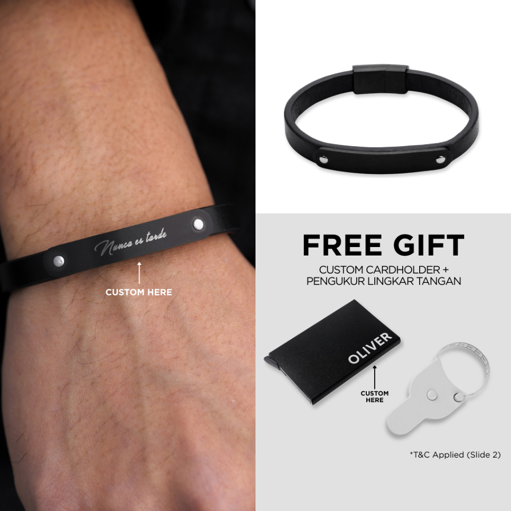 Kuze Original Gelang Kulit Alfred