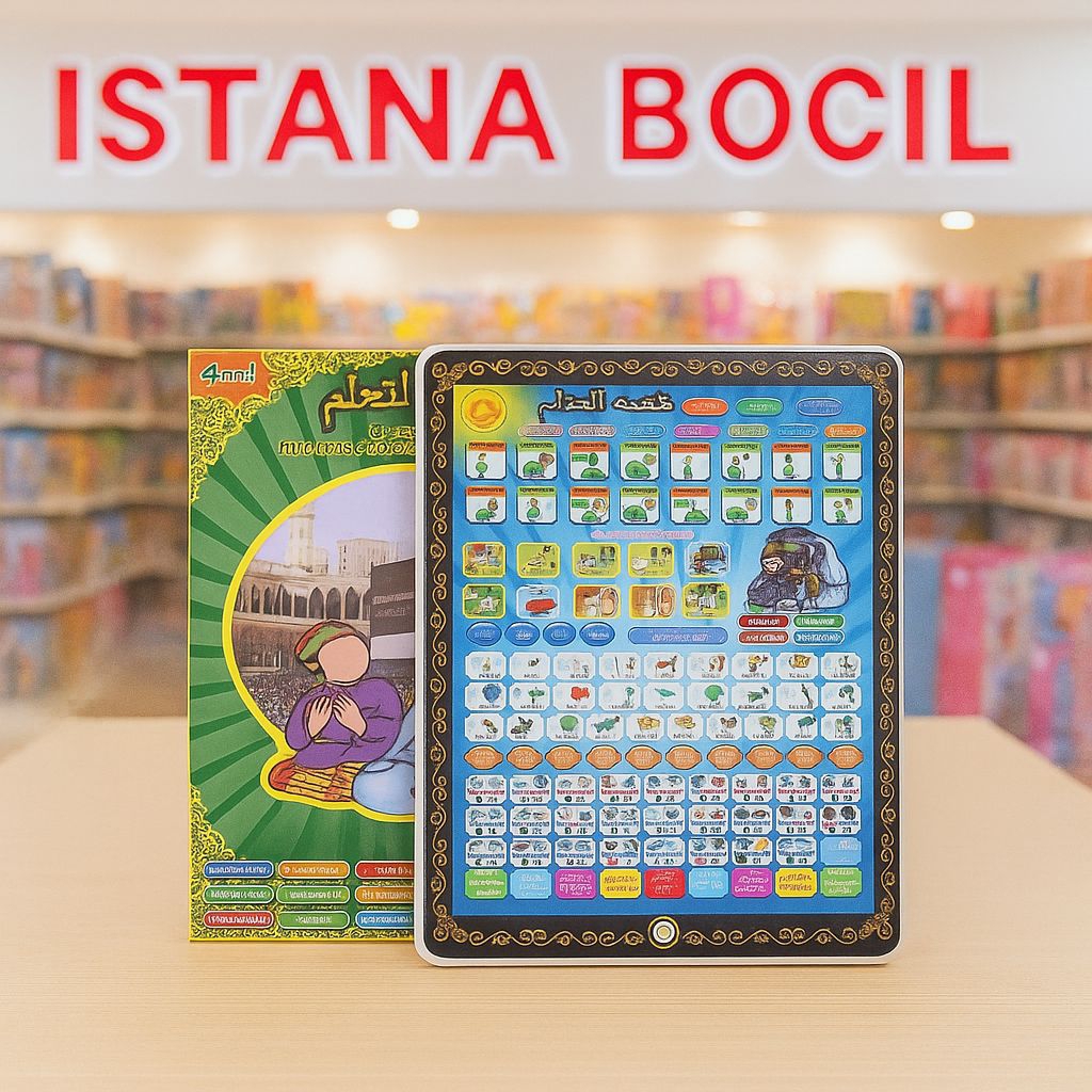 Istana Bocil Mainan Playpad Anak Muslim Ipad Al Quran 4 Bahasa Play Pad  Mainan Edukasi Tablet Anak
