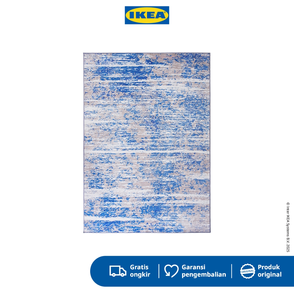 IKEA SHUFU Karpet Minimalis Motif Abstrak / Tradisional 120x160cm / 160x230cm