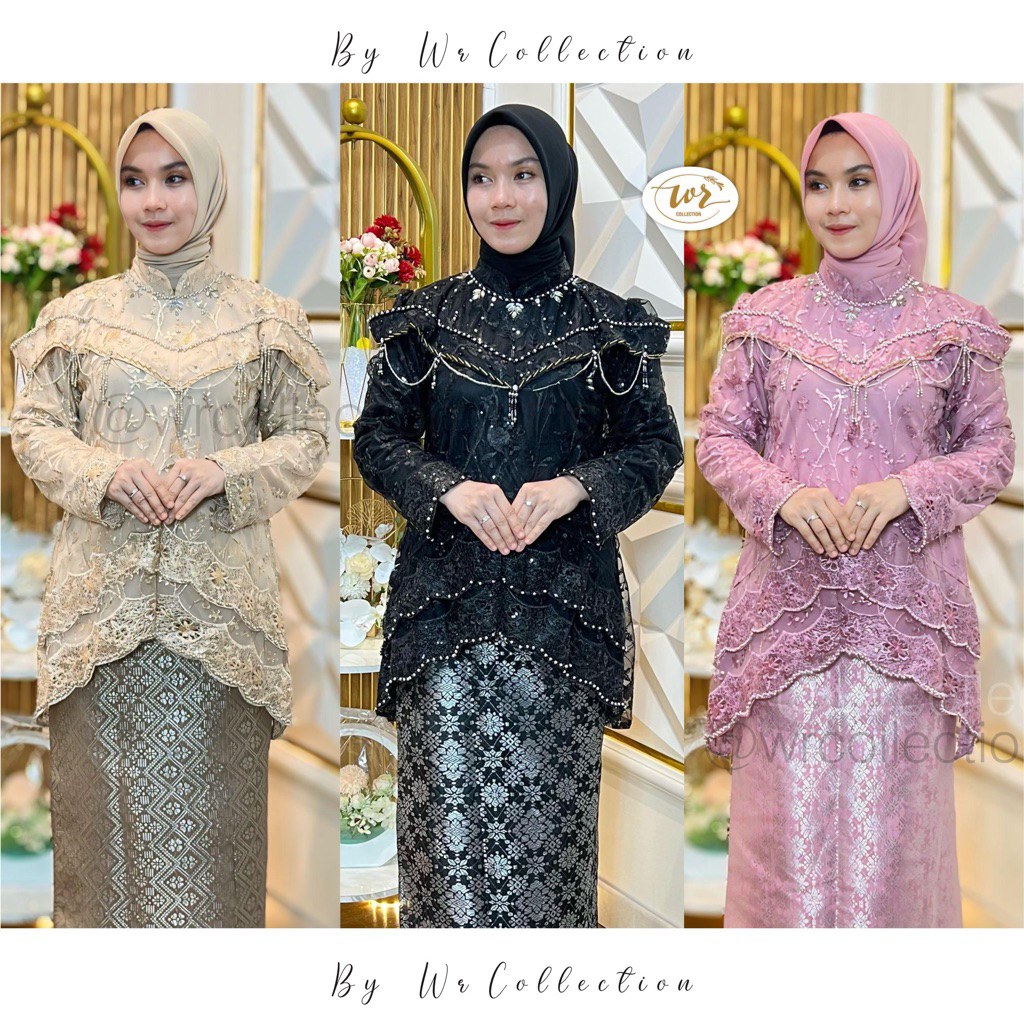 MELIA KEBAYA MODERN/ Baju Pesta/ Baju Wisudah/ Baju bodo modern