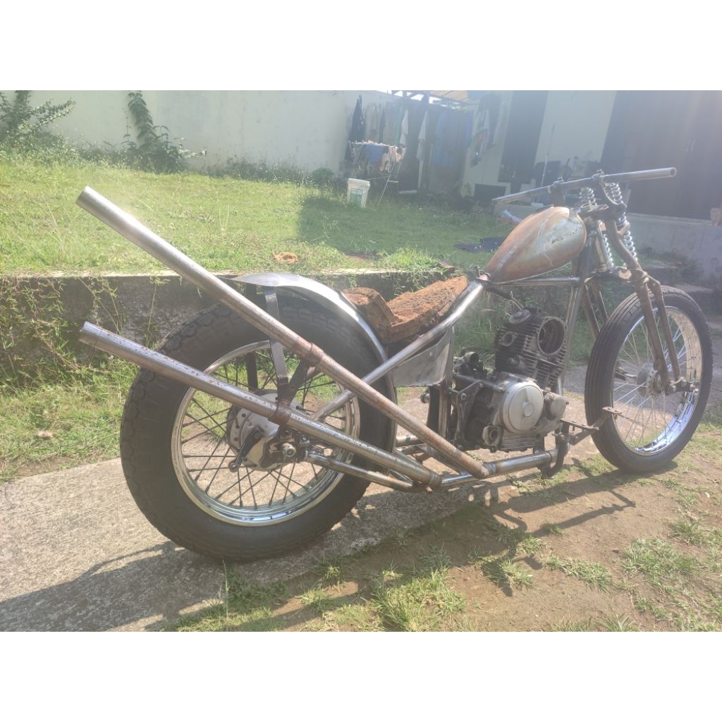 rangka motor Chopper