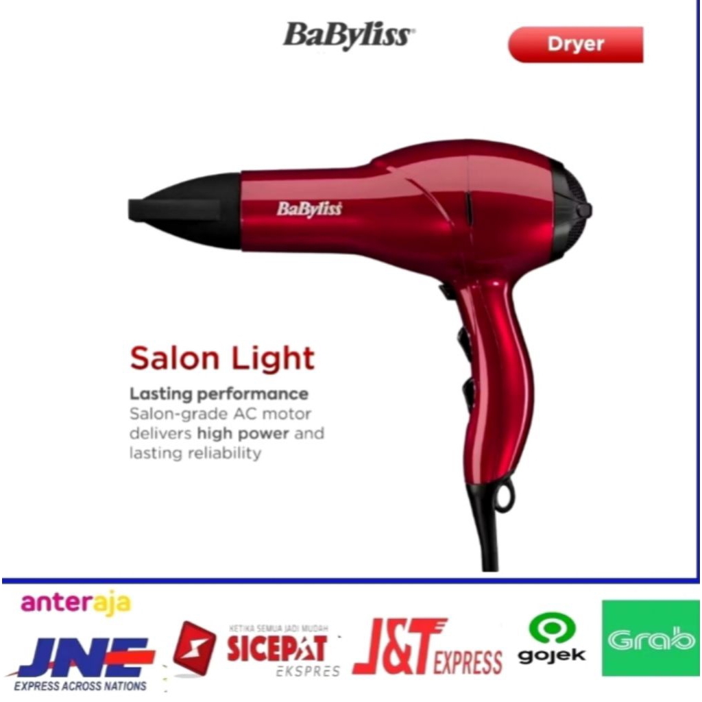 Hair dryer BaByliss paris salon light BL5568BU / alat pengering rambut BaByliss paris