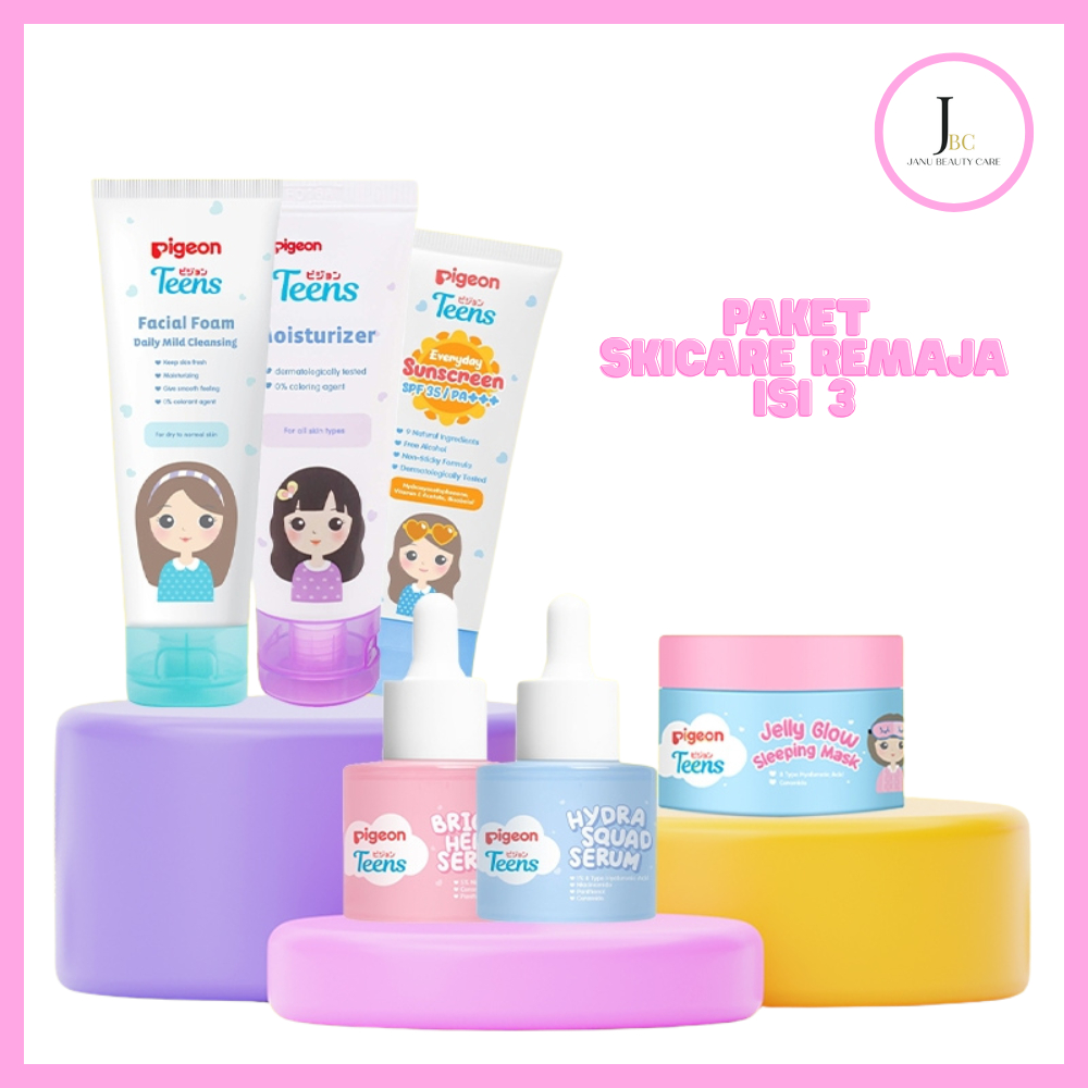 Pigeon Teens Paket Isi 3 Skincare Remaja