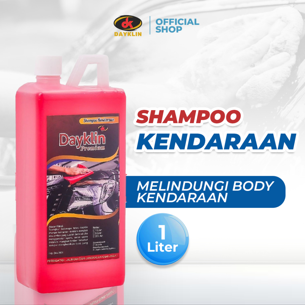 DAYKLIN Shampoo Sabun Cuci Kendaraan Premium Motor Mobil Dayklin Ukuran 1000 ML