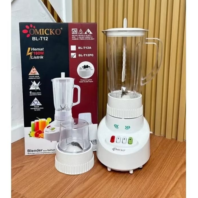 BLENDER 2 IN 1 OMICKO BL-T12 PLASTIK