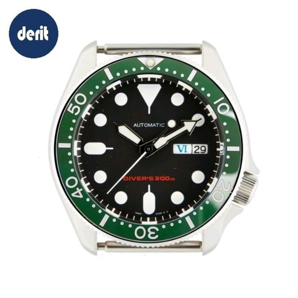 Bezel Insert SKX007 / SRPD Ceramic Hijau Ring SKX009 Lingkaran Casing SKX