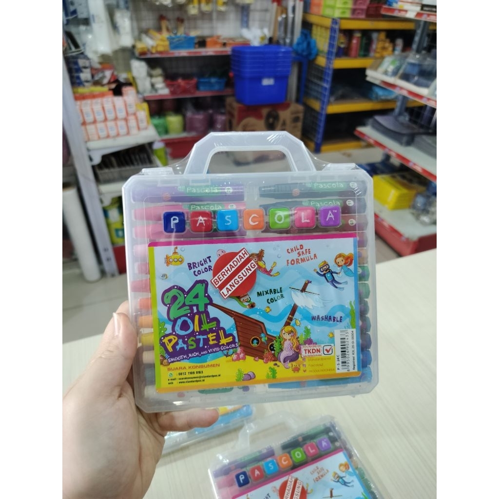 Crayon Oil Pastel Pascola 24 Warna