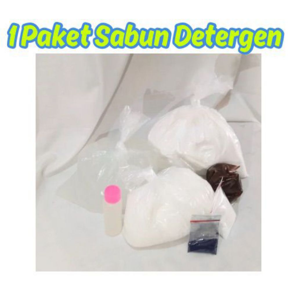 Paket Bahan Formula Sabun Cuci Baju Pakaian Detergen Laundry