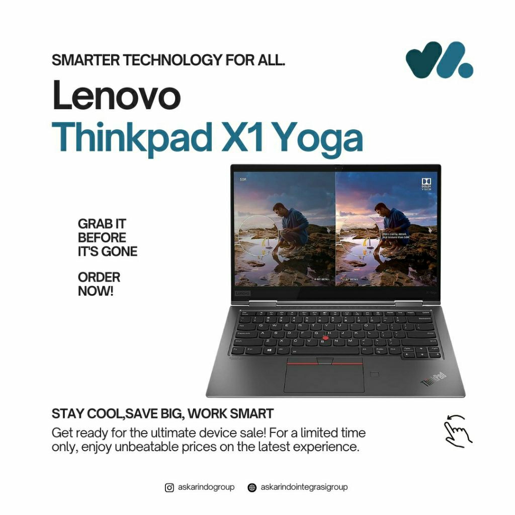 SECOND | LENOVO THINKPAD X1 YOGA G5 TOUCHSCREEN | I5-13420H - RAM 16GB - STORAGE 512GB - WIN11