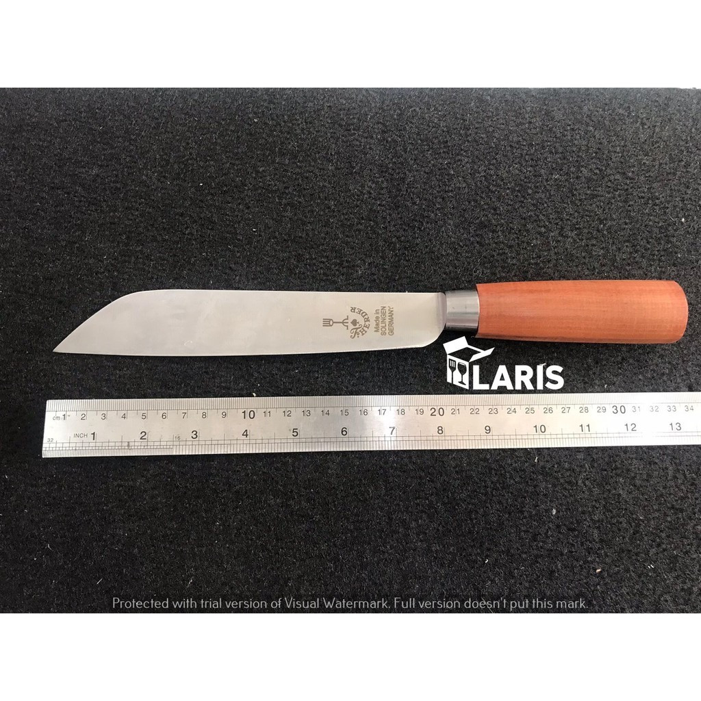 Pisau Herder Solingen Cap Garpu Gagang Kayu 8 Inch