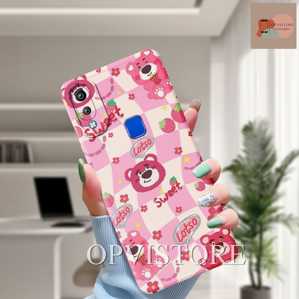 Case Vivo Y91 - Y93 - Y95 - Y91c - Y1s Fashion Case Softcase Macaron Protect Camera Kesing Hp Casing