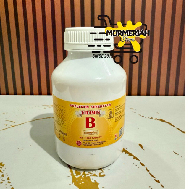 Vitamin B Complex isi 1000 tablet PIM YEKATRIA - Vit B Komplek Plek