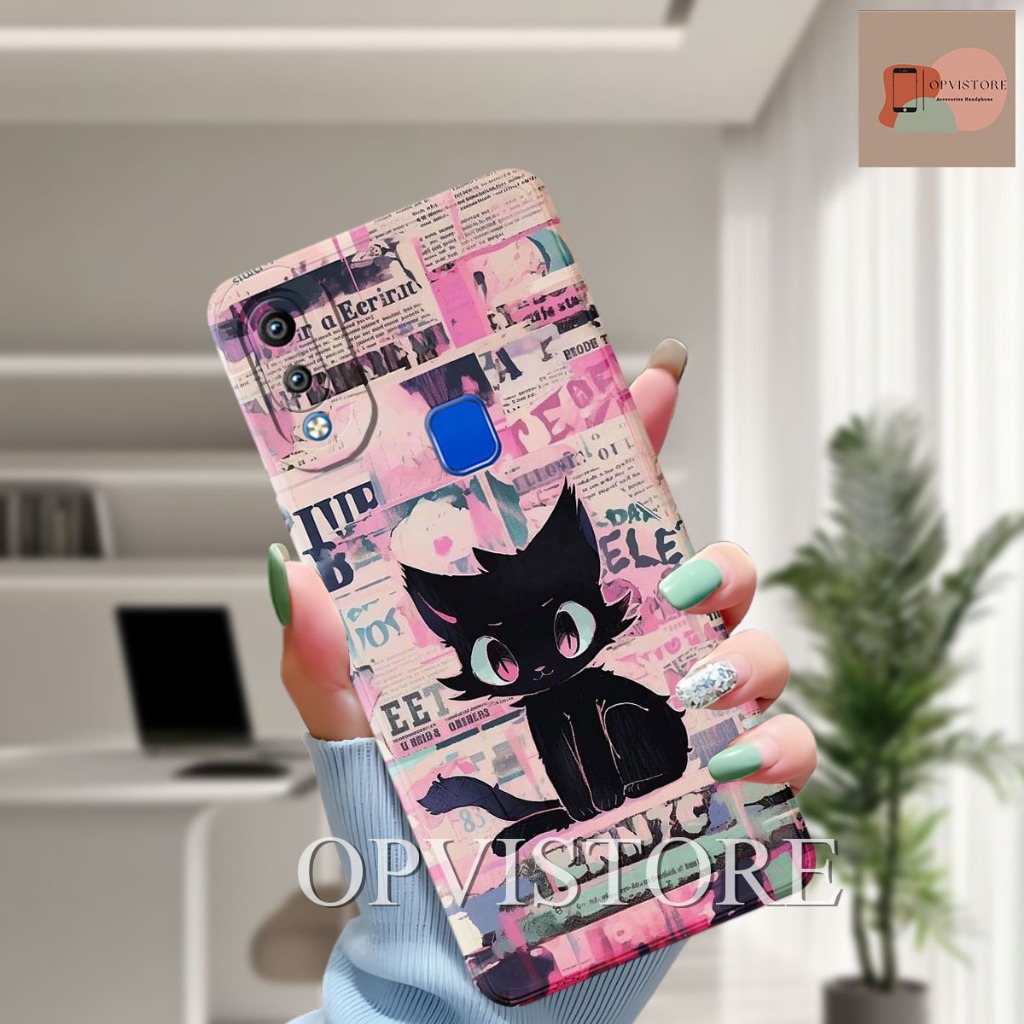 Case Vivo Y91 - Y93 - Y95 - Y91c - Y1s Fashion Case Softcase Macaron Protect Camera Kesing Hp Casing