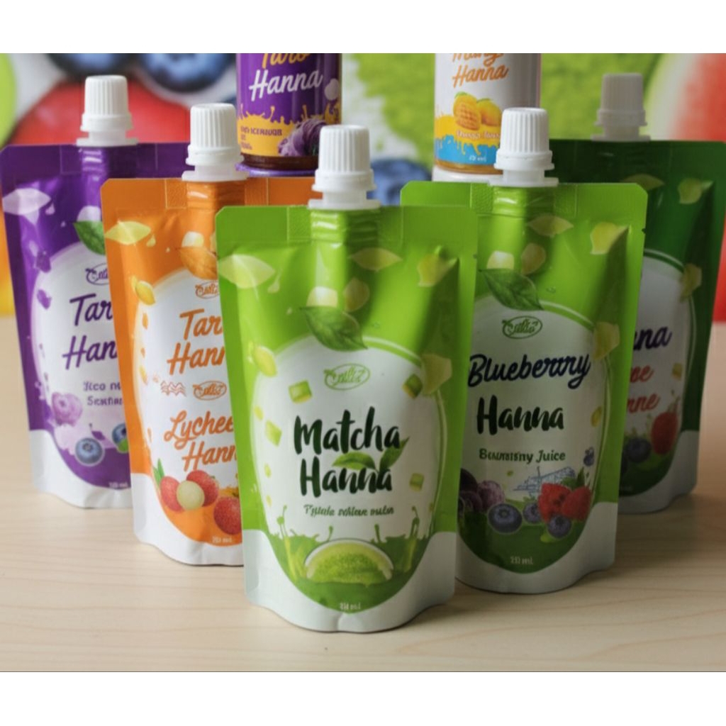 HANNA JUS BUAH KEMASAN Sachet Kental Manis 60g