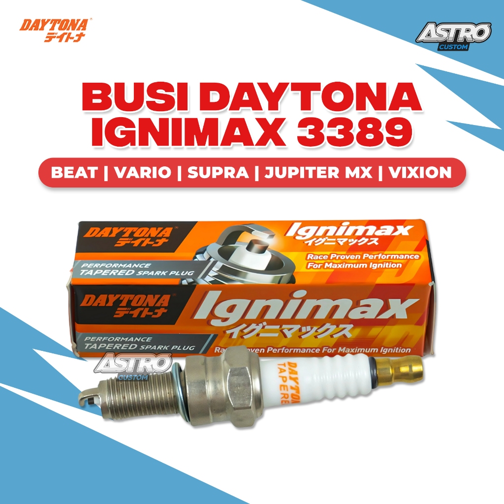 Busi Daytona Tapered Ignimax Blade Cs1 Kirana Thunder Karisma Supra X 125 Upgrade CVT Astrocustom