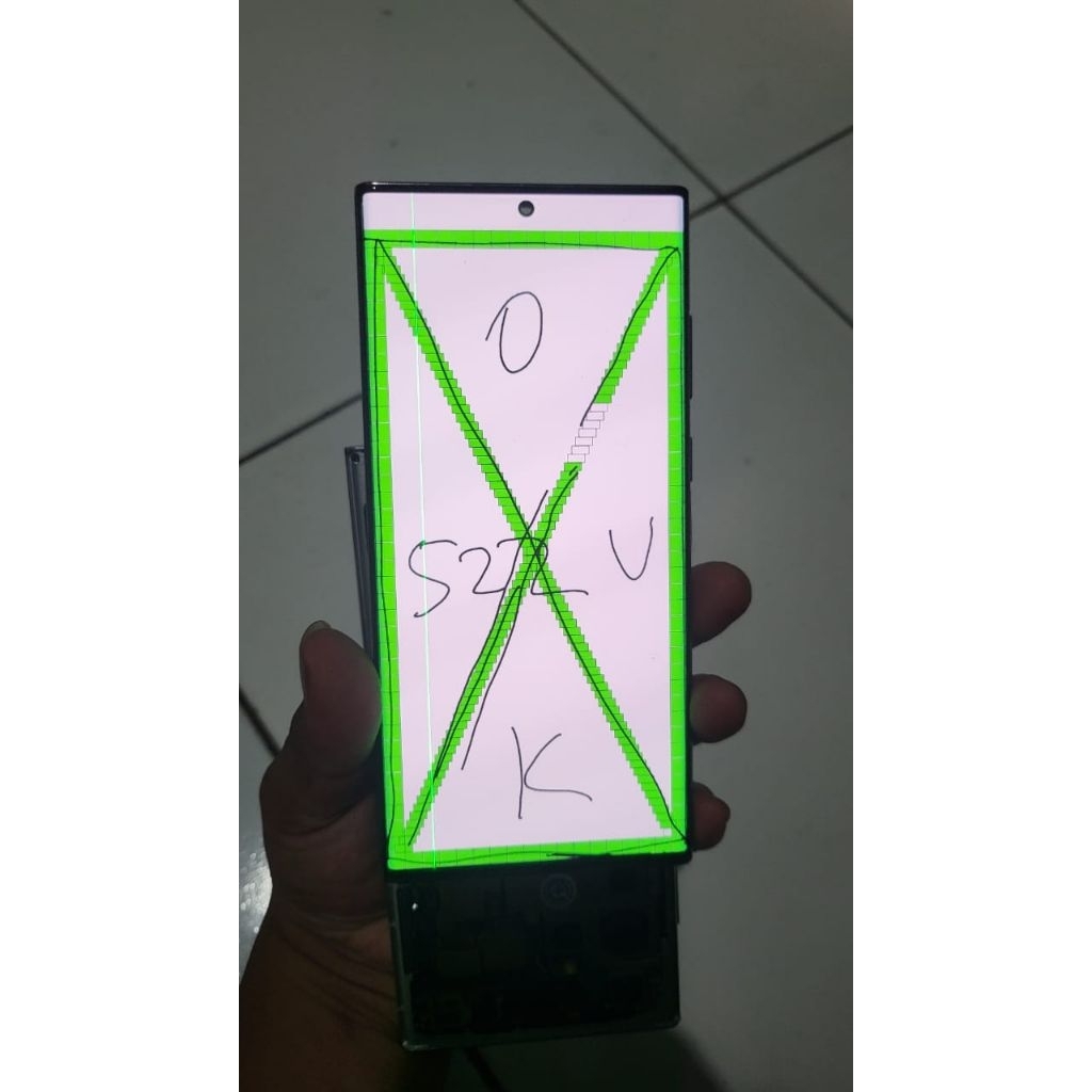 LCD Samsung s22 ultra original copotan