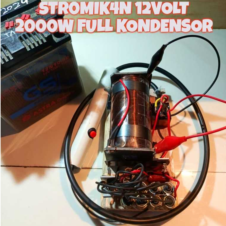 INVERTER PLATINA  2000 WATT / 10 KONDENSOR / 12/24V