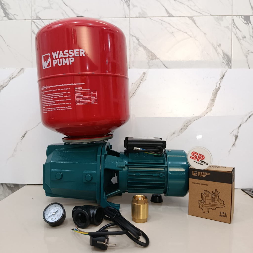 MESIN POMPA AIR SEMI JET PUMP SUMUR DANGKAL AUTOMATIC / OTOMATIS WASSER PW251EA / PW 251EA / PW251 E