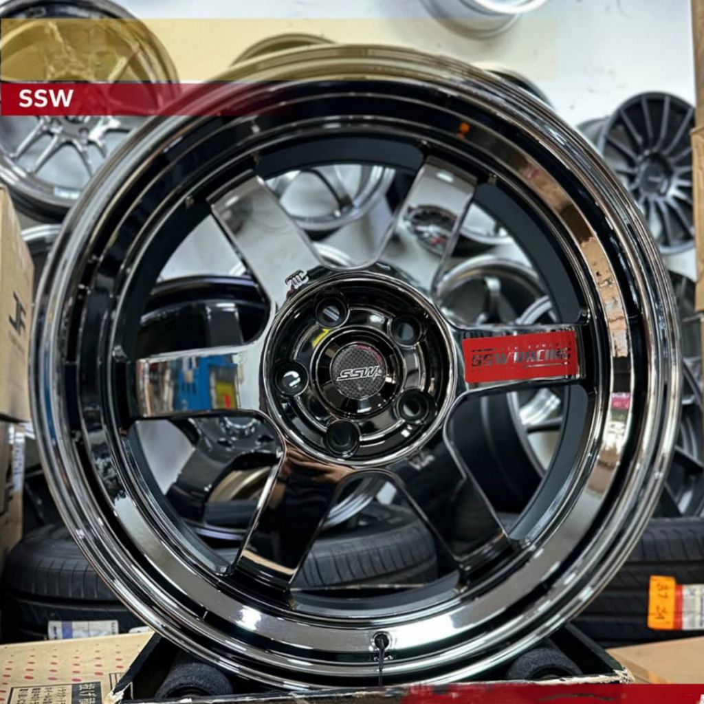 velg te37v r18 original ssw thailand lebar 8,5 pcd 5x114,3 velg mobil ring 18 velg racing r18 Innova