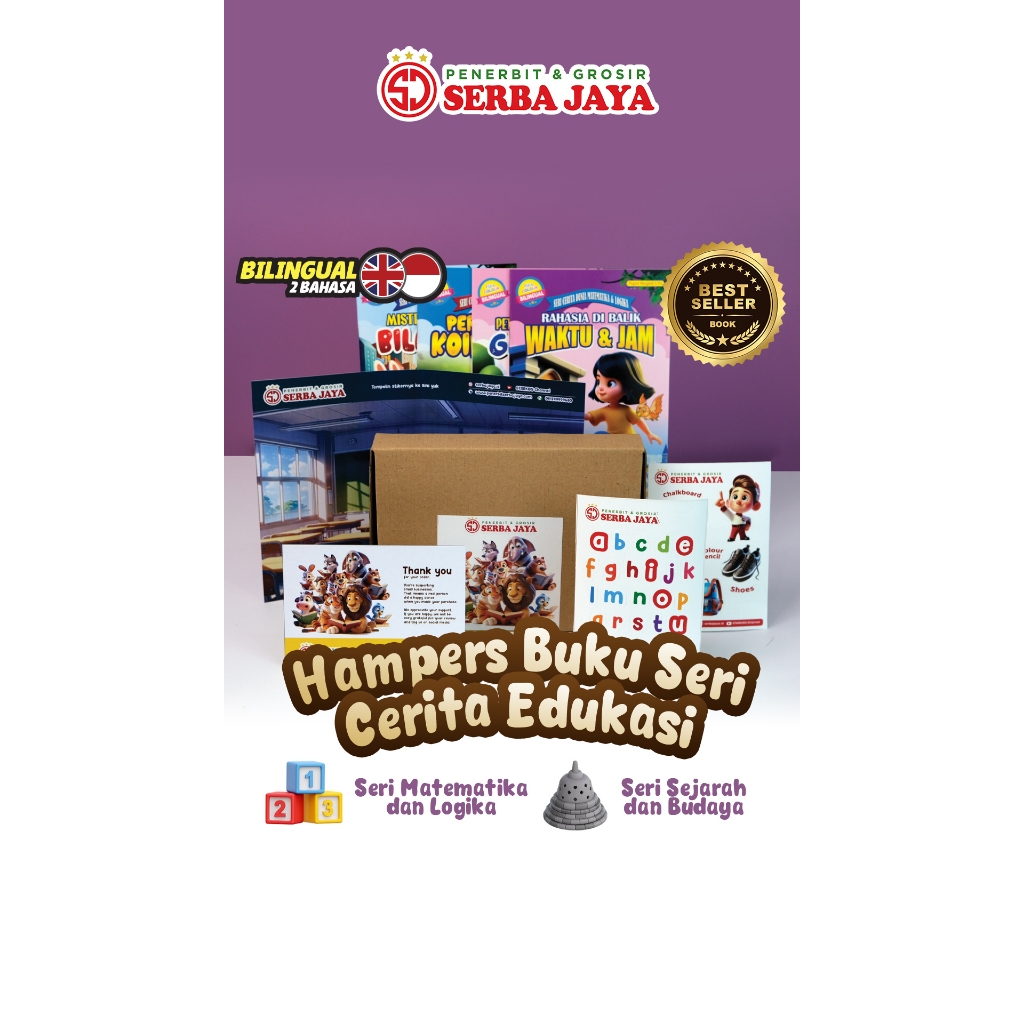 SERBA JAYA -  [ HAMPERS ] Cerita Anak Dongeng Pengetahuan Sejarah Budaya Dan Matematika Logika Murah