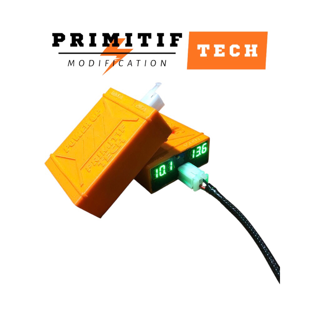Power up aki adjustble.Primitif tech untuk cdi/ecu