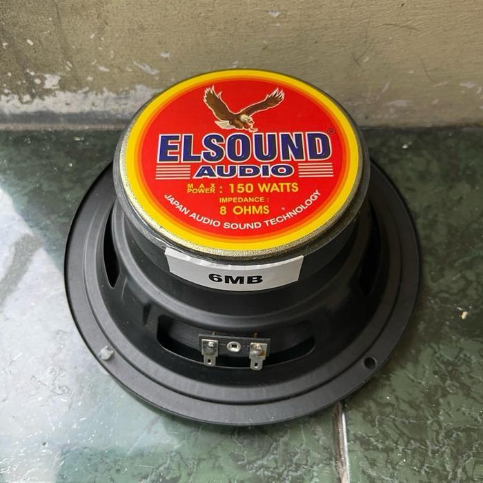 Speaker Komponen Elsound 6 Inch Woofer Magnet Besar 150 Watt Max | Elsound 6in 6,5in 6.5in 6 inchi 6