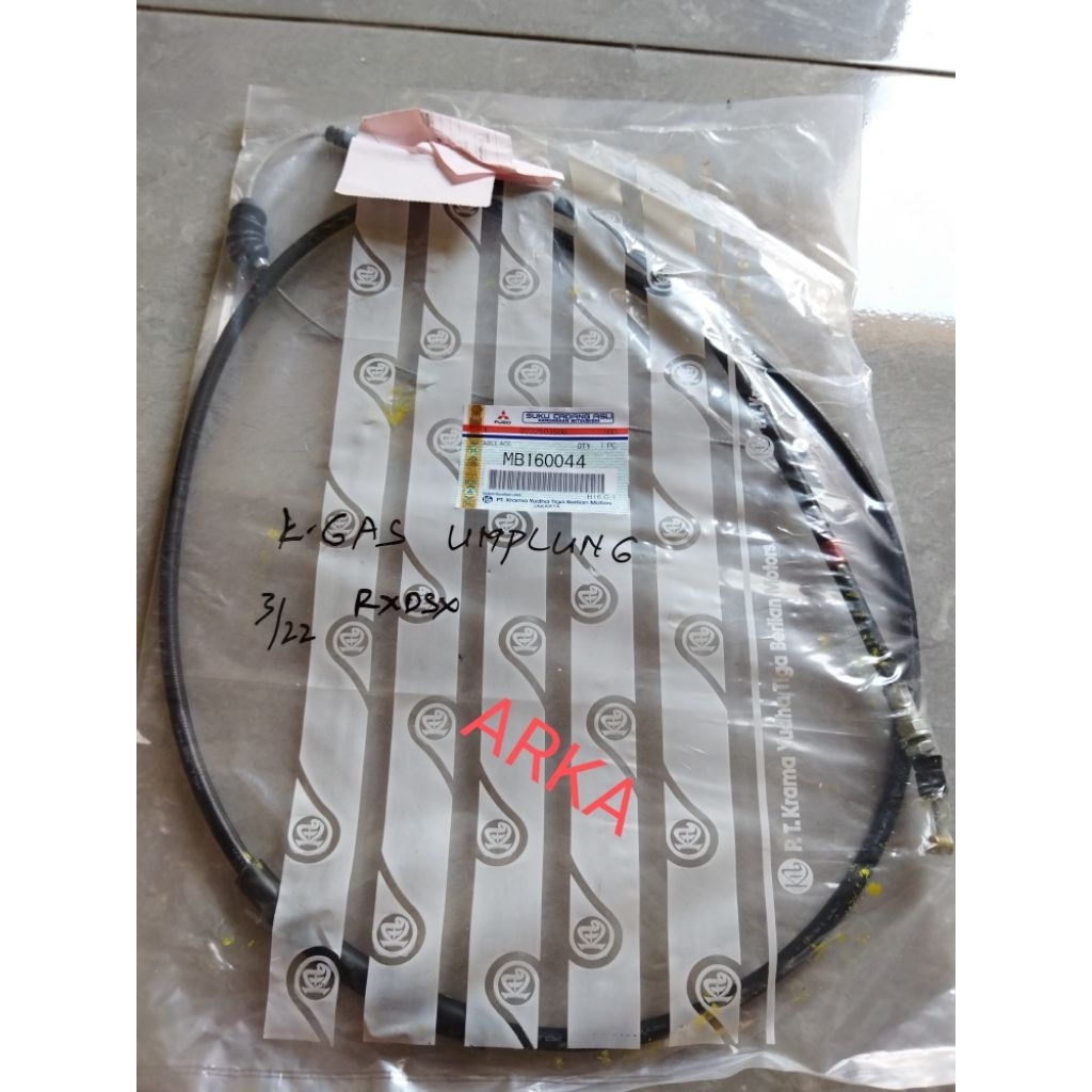 Kabel Gas Umplung (mb 160044) Mitsubishi coltdisel Ps100 Ps120 Umplung lama ori original