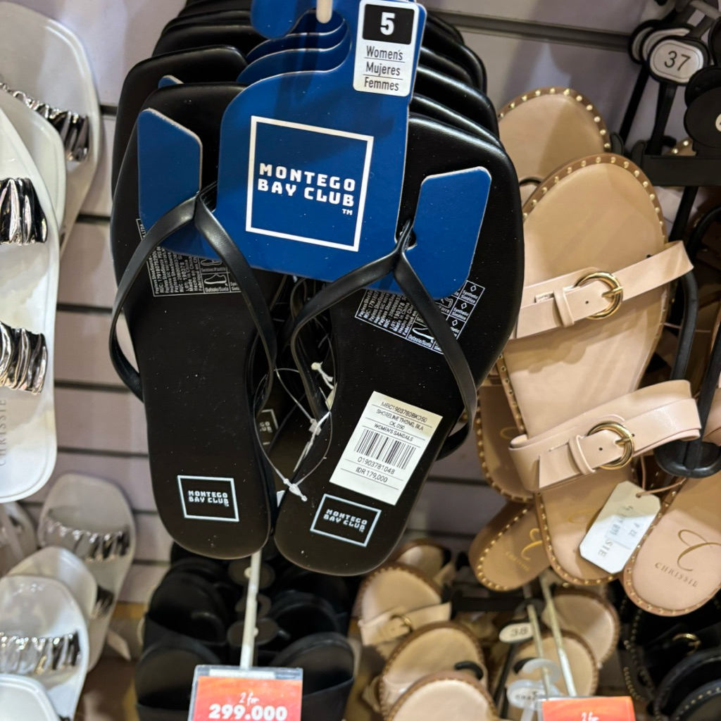 sandal jepit thong montego bay club payless