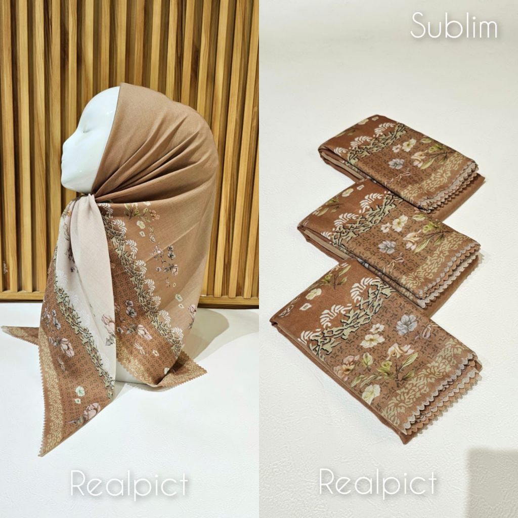 Hijab voal motif / Voal motif batik / Voal motif premium / hijab segi empat voal motif premium print