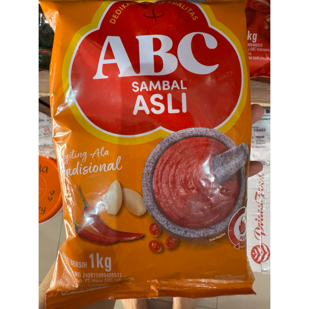 ABC Saus sambal 1kg / Saos sambal abc kemasan 1kg