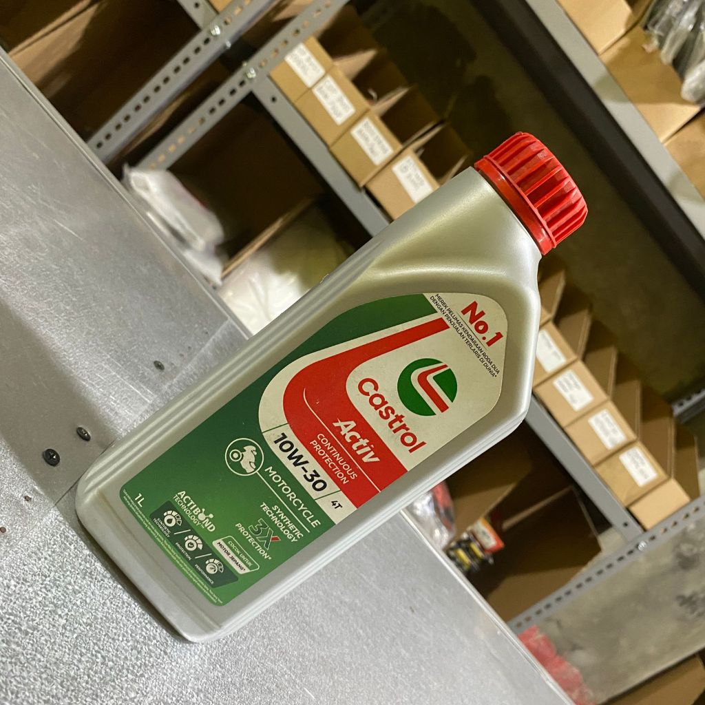 Sido Makmur – Oli Motor Castrol Active 10W-30 4T 1 Liter | Oli Motor Matic Beat Scoopy Vario NMAX