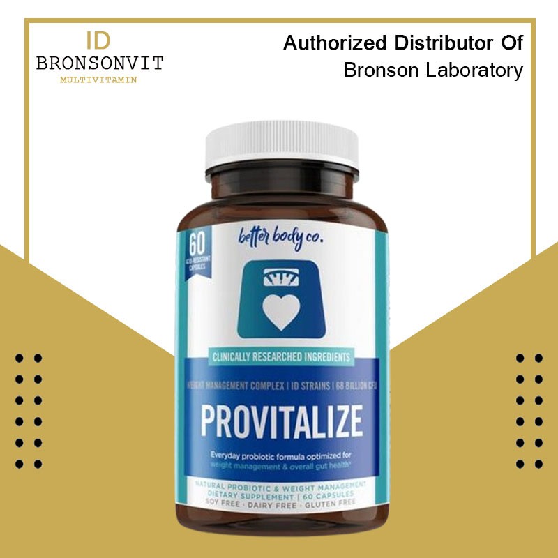 provitalize better body co (bb company) natural weight manajemen probiotic isi 60