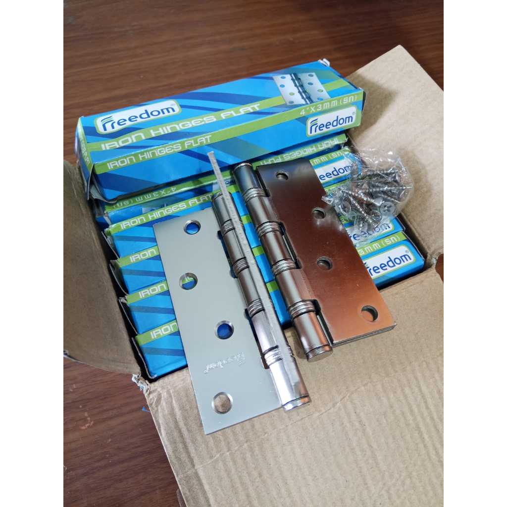 ENGSEL PINTU TEBAL/HINGE/ENGSEL PINTU TEBAL 4" HARGA 1 PASANG/ENGSEL KANDANG JENDELA RUMAH/ENGSEL PI