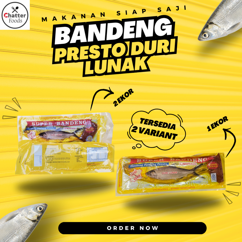 Super Bandeng Presto Khas Semarang / Ikan Bandeng Duri Lunak HALAL / Bandeng Pindang Presto Vacuum