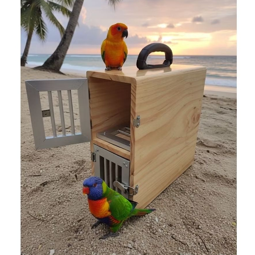 box cargo burung ff tingkat small parrot